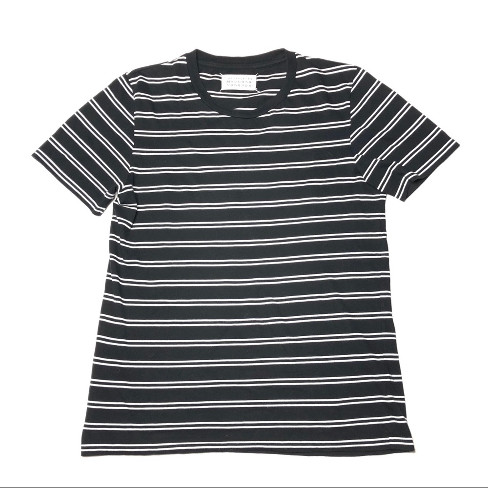 Maison Martin Margiela Sz S Striped Crewneck Shirt